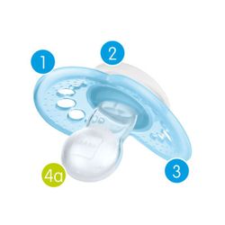 MAM chupete silicona fisiológico original +16 meses 2 unidades