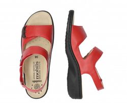 Mephisto sandalia mujer Getha scarlet Rojo