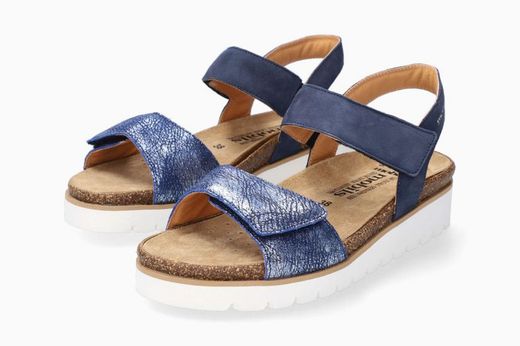 Mephisto sandalia mujer Thelma navy azul marino