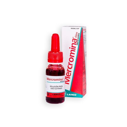 Mercromina film 20 mg/ml solución cutánea 1 frasco 30 ml