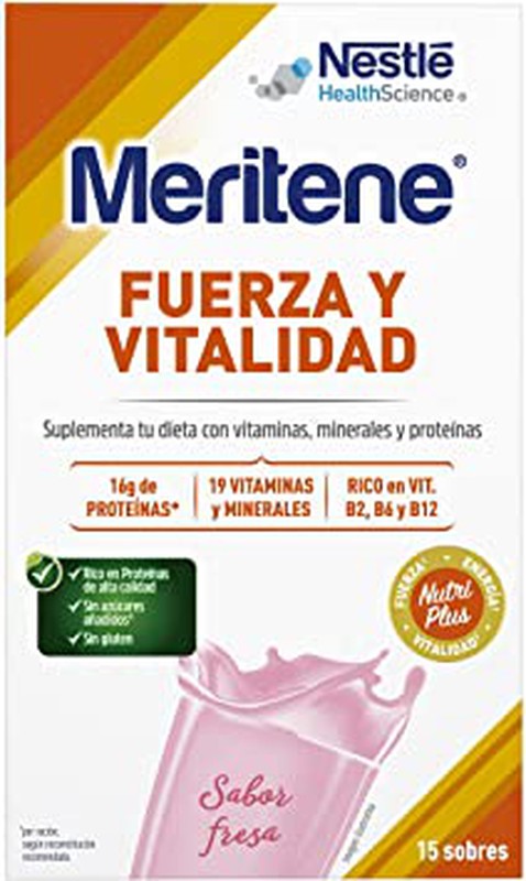Comprar Meritene fuerza y vitalidad drink chocolate 12 unidades de 125ml  Meritene