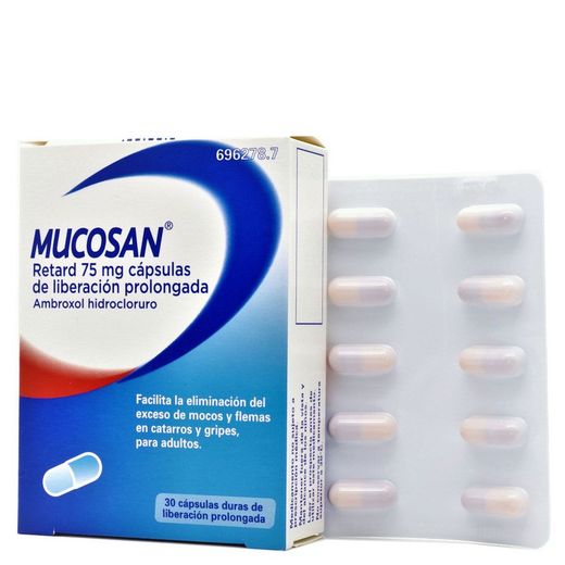 Mucosan retard 75 MG 30 capsulas liberación prolongada
