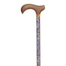 Bastó Muletilla extensible d'alumini estampada caixmir verd REF. 408