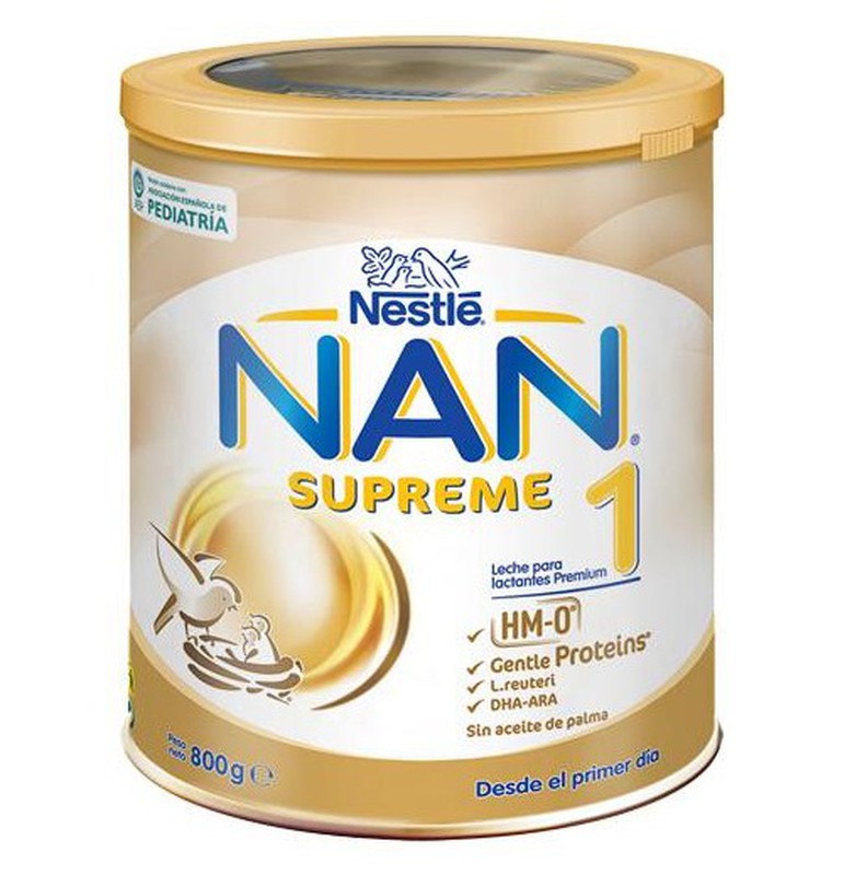 Nan Nestlé Supremepro 1 Leche para Lactantes en Polvo, 800g : :  Alimentación y bebidas