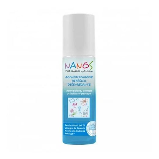 Nanos hidrotelial  acondicionador bifasico desenredante y protector de piojos 50 ml