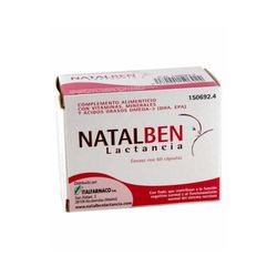 Natalben lactancia 60 cápsulas
