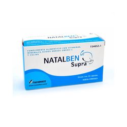 Natalben supra 30 cápsulas