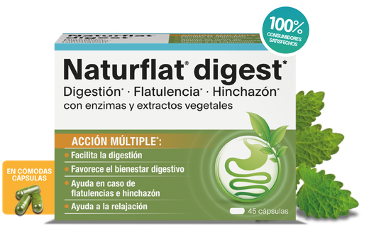 Naturflat Digest 45 cápsulas