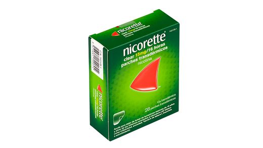 Nicorette Clear 15 mg/16 h – 14 adesivos transdérmicos
