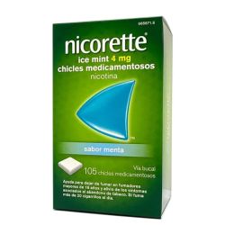 Nicorette Ice Mint 4 mg – 105 gomas medicinais