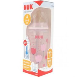 Nuk Biberón Látex Frist Choice+ 0-6M T.M 300 ml