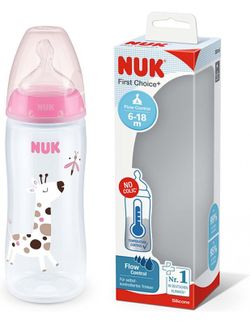 Nuk Biberón Silicona Frist Choice+ 6-18M T.XL 360 ml