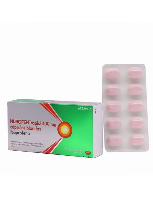 Nurofen Rapid 400 mg 20 cápsulas blandas