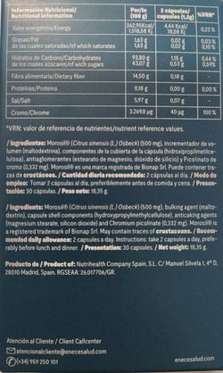 Lipomorosil Quemagrasas 30 cápsulas