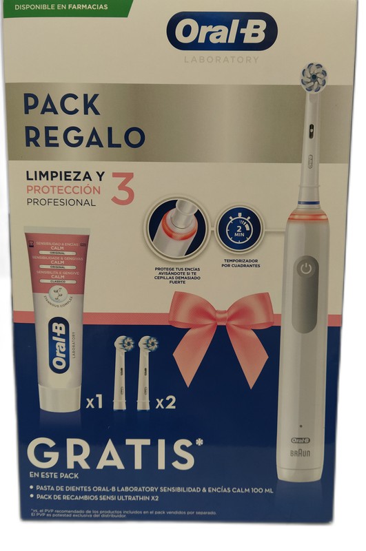 Oral-B Pack Regalo Vitality Pro Cepillo Eléctrico + 2 Recambios + Pasta de  Dientes