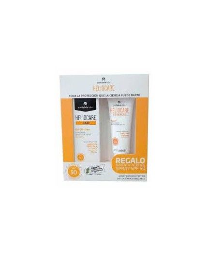 Pack Heliocare 360 ​​​​Gel Oil-Free SPF50+ 50ml + Endocare Radiance C Ampolas Oil-free