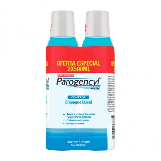 Parogencyl gomas colutório oferta especial 2x500ml