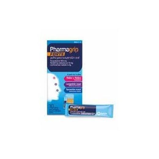 Pharmagrip forte 10 sobres polvo para suspensión oral