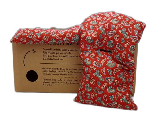 Phiu Phiu cojín térmico de semillas alivia los dolores musculares