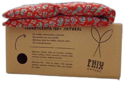 Phiu Phiu cojín térmico de semillas alivia los dolores musculares