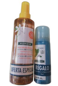 Polysianes Aceite solar seco cuerpo y cabello SPF 30+ 200 ml