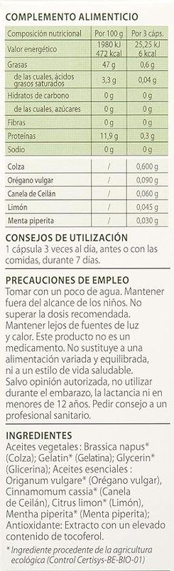 Pranarom Aromaforce Bronquios  (75 mg) 30 Cápsulas