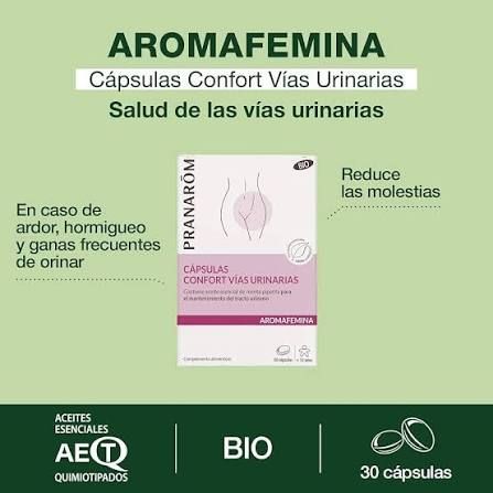 Pranarom càpsules Confort vies urinàries