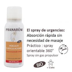 Pranarom Spray corporal concentrado para músculos e articulações 75 ml