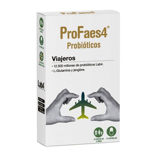 Profaes 4 probióticos viajeros 14 cápsulas