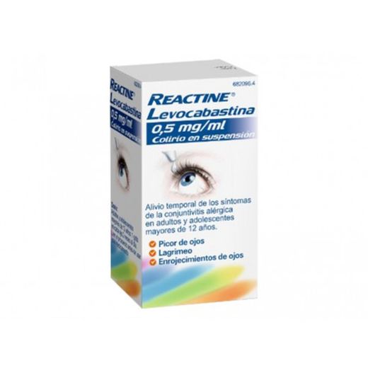 Reactine Levocabastina 0,5 Mg/mL Colirio en suspensión 1 Frasco 4 mL