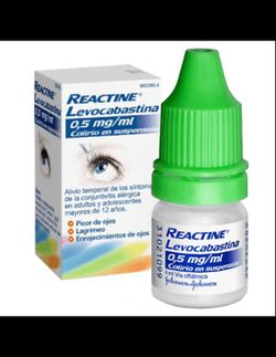 Reactine Levocabastina 0,5 Mg/mL Colirio en suspensión 1 Frasco 4 mL