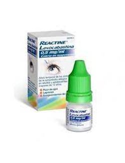 Reactine Levocabastina 0,5 Mg/mL Colirio en suspensión 1 Frasco 4 mL