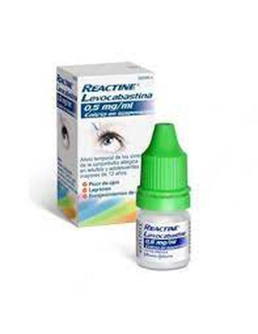 Reactine Levocabastina 0,5 Mg/mL Colirio en suspensión 1 Frasco 4 mL