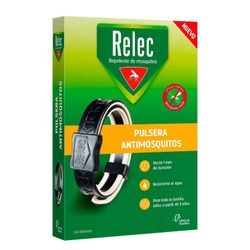 Relec Antimosquitos Pulsera Negra