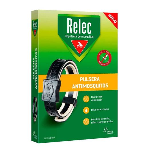 Relec Antimosquitos Pulsera Negra