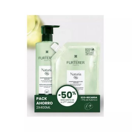 Rene Furterer Naturia Shampoo Micelar Suave 2x400ml
