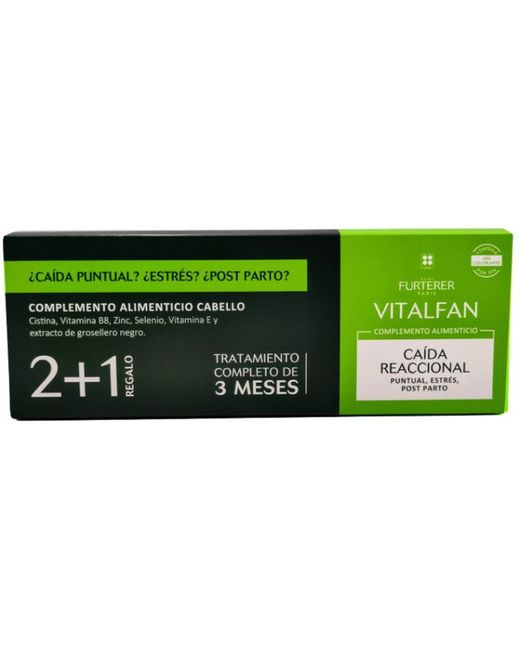Rene Furterer Vitalfan Reaccional Pack 3 X 30 Capsulas