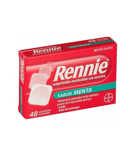 Rennie 680 mg/80 mg 48 comprimidos masticables