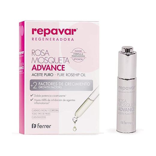 Repavar aceite puro de rosa mosqueta advance 15 mL