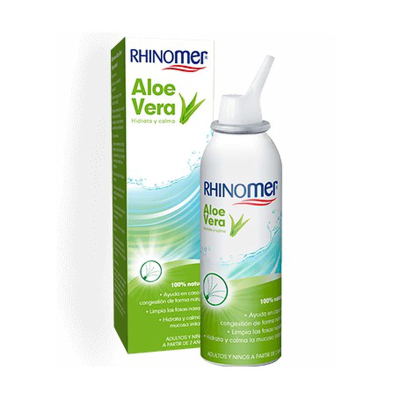 Rhinomer Aloe vera Spray nasal con agua de mar 100 ml — Farmacia y  Ortopedia Peraire