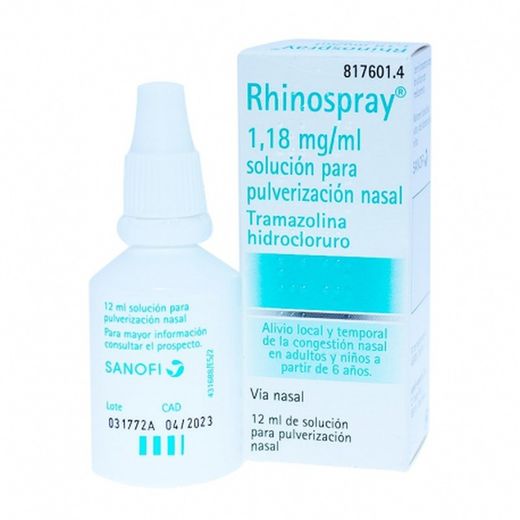 Rhinospray 1,18 mg/mL Solució Per Polvorització Nasal 1 Flascó 12 mL