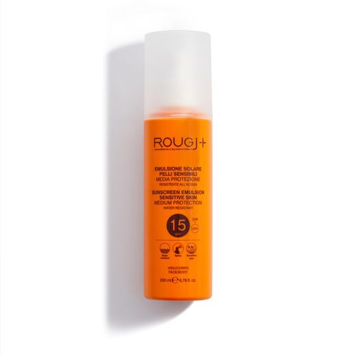 ROUGJ crema solar SPF15 para pieles sensibles Water resistant