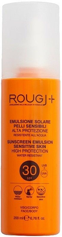 ROUGJ crema solar SPF30 para pieles sensibles Water resistant