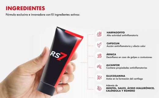 RS7 Fisio Forte Crema de massatge 60 mL