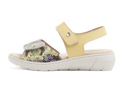 Saguy's 20670-L Sandalia Mujer Doble Velcro color Lima