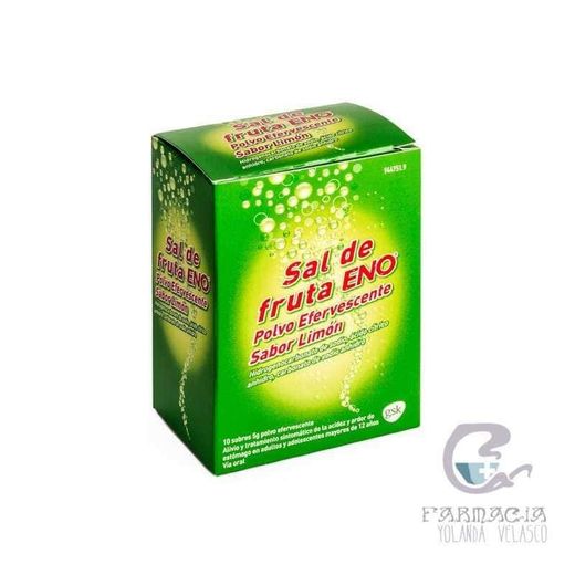 Sal de fruta ENO 5 g 10 sobres polvo efervescente (sabor limón)