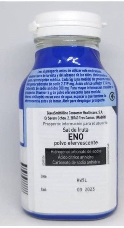 ENO sal de fruta pó oral efervescente 150 g