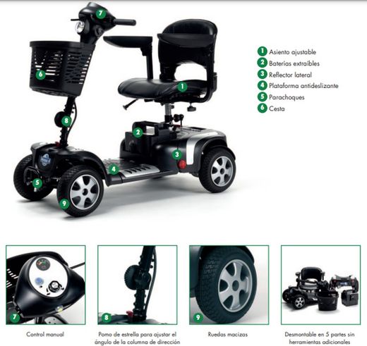 Scooter removível Venus Sport 4