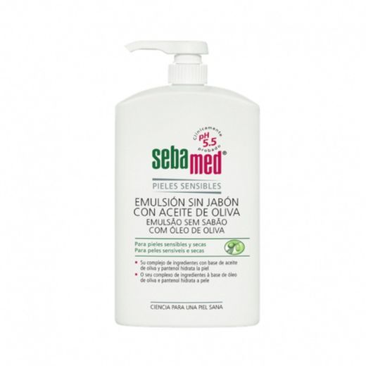Sebamed emulsión sin jabón con aceite de oliva Higiene pieles secas