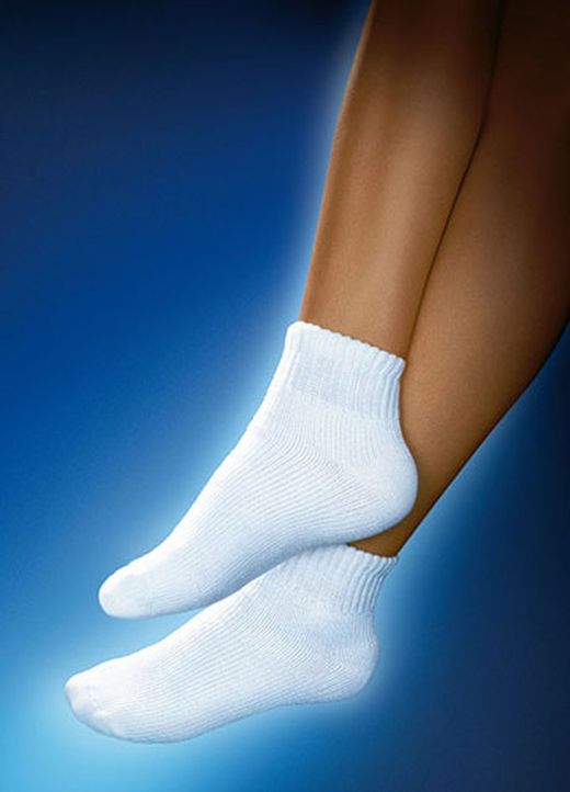 SensiFoot Par de calcetines cortos de soporte para diabéticos